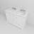 Dukes 48 in W x 22 in D Double Bath Vanity, and Chrome Faucet Set-112870048-104921998