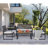 4-Piece Patio Furniture Set Outdoor Balcony Porch Garden Backyard Lawn Furniture Acacia Wood Table Top-574625367-574625362