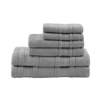 Ensemble de serviettes de bain en coton 6 pièces Adrien
