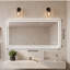 Miroir de salle de bain 48 po x 24 po DEL
