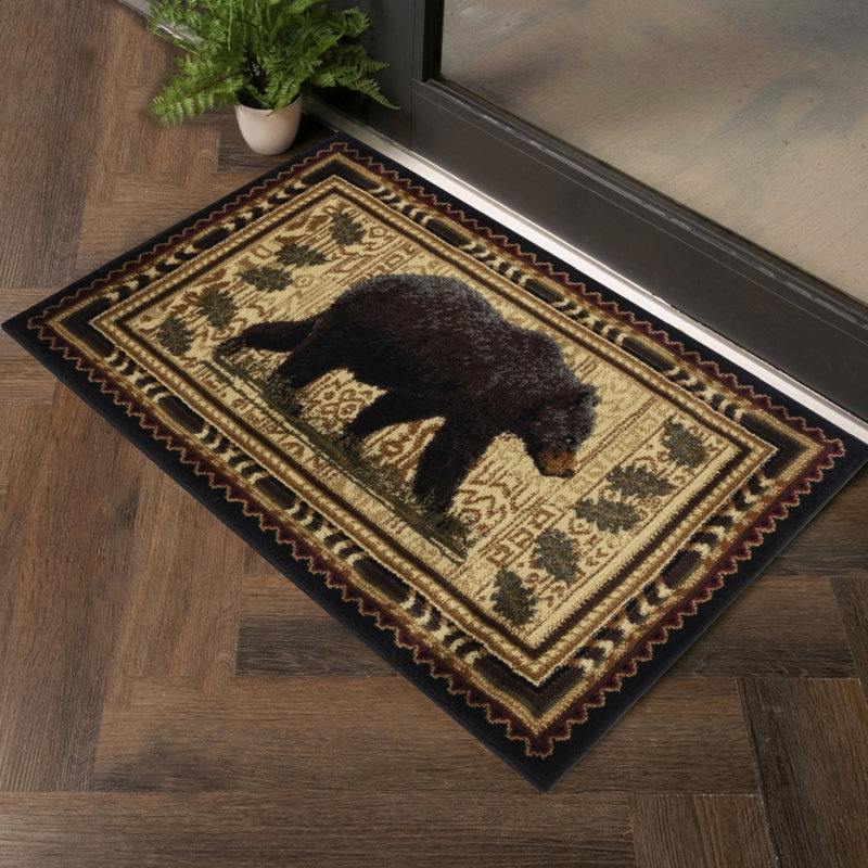 Tapis noir Nature's Nest Gccbl3010 - 2 pi 7 po X 3