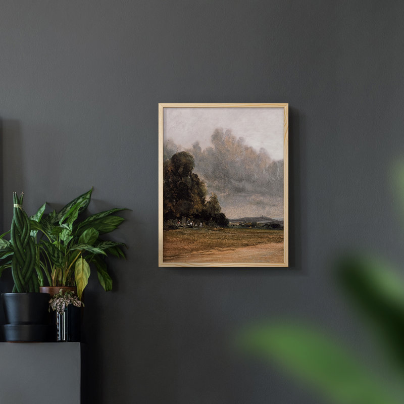 «Vintage Landscape CCLI» sur, H 10 po x l 8 po, Naturel
