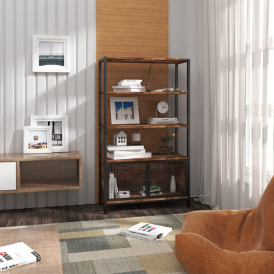 Lanning 121cm H x 70cm W Etagere Bookcase