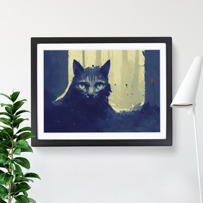 Cat Abstract - Single Picture Frame Print