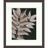 Taupe Foliage 2 Print