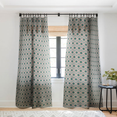 Panneau de rideau de fenêtre transparent Holli Zollinger Madeira Sun Tile