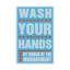 «Wash Your Hands» par Kaior, art textuel sur toile tendue-27490068