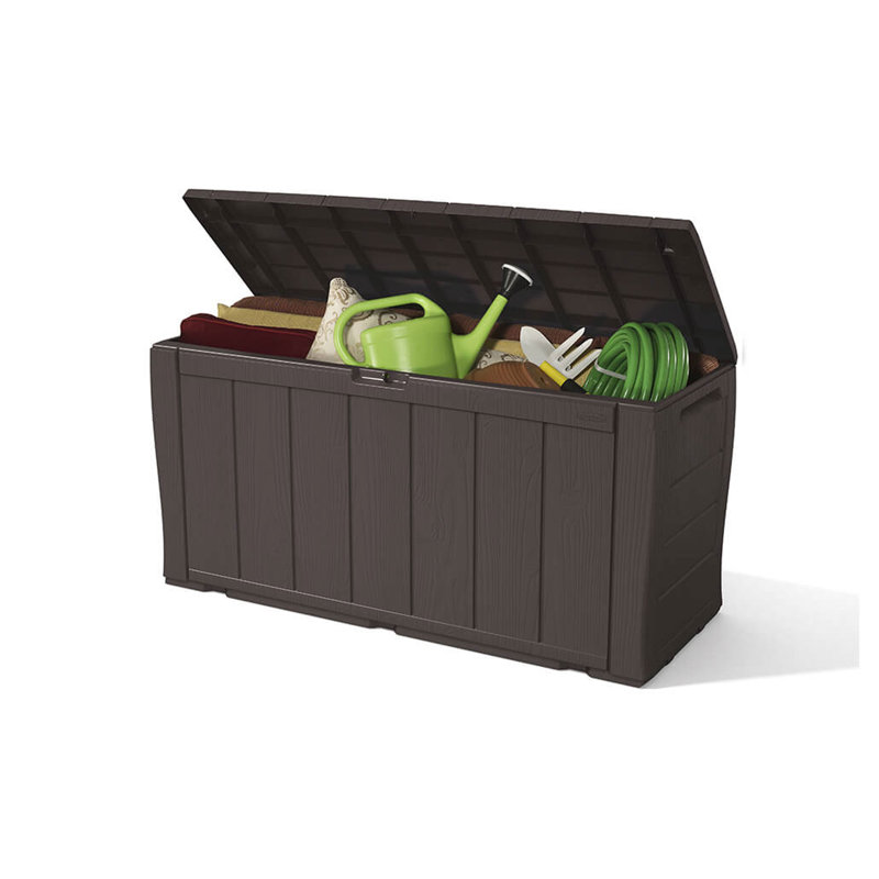 Keter Sherwood Garden Storage Box, Brown