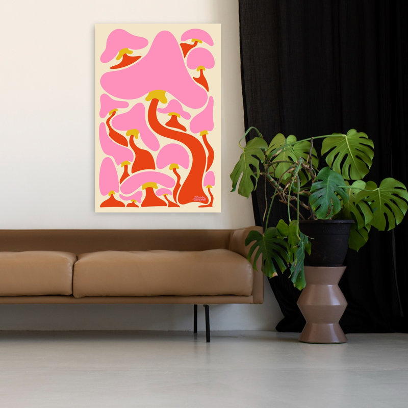 Art contemporain, art abstrait rétro, H 48 po x l 32 po