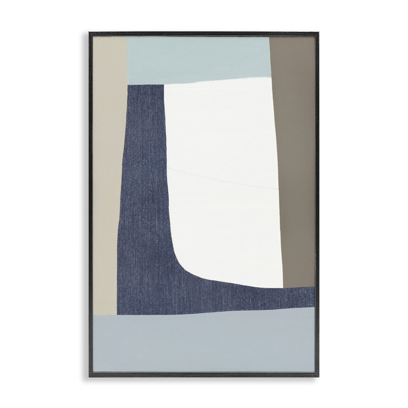 Giclée encadrée par Earthy Natural Flow, design par Hannah Dawson, H 18 po x l 12 po, Giclée encadrée noir minuit
