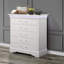 Commode blanche avec DEL-1555498780