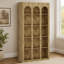 Bibliothèque en bois de 180 cm (70,8 po), tablette de rangement rustique à 5 niveaux