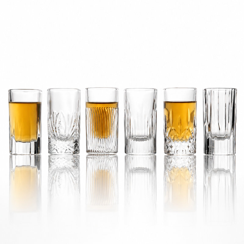 Verres à liqueur en cristal mélangé (1 oz)