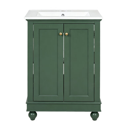 Meuble-lavabo moderne, conception simple et élégante avec rangement à fermeture en douceur