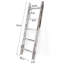 Porte-serviettes sur pied en bois