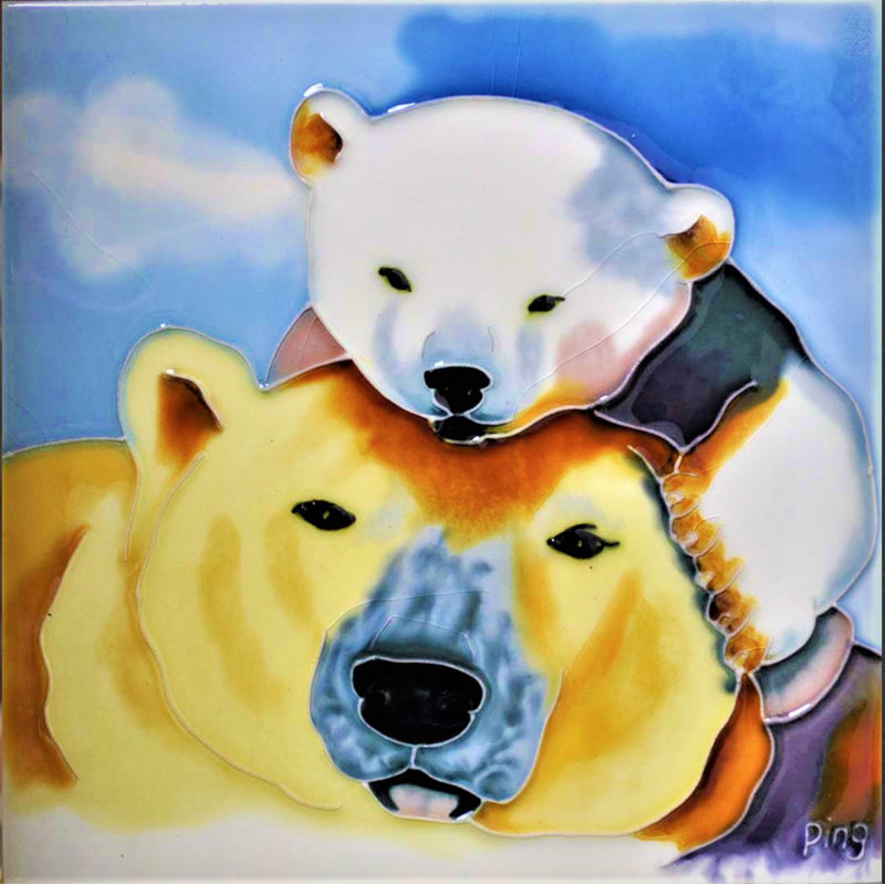 Carreau de plaque murale décorative 8 x 8 po