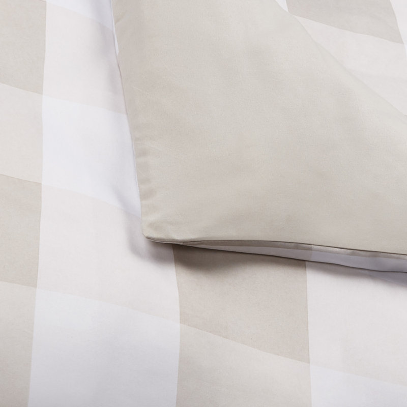 Ensemble de housse de couette en microfibre Buffalo, Housse de couette très grand + 2 taies décoratives, Kaki
