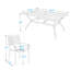 6 - Person Patio Dining Set with Rectangular Table