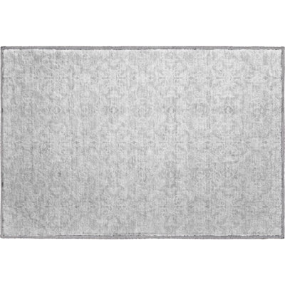 Tapis argenté de qualité supérieure lavable à la machine Prisco