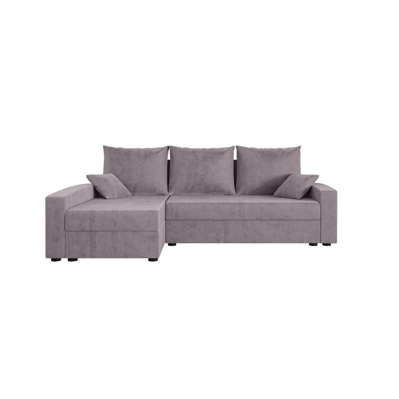 Shray 3 Seater Corner Sofa , Light purple - Monolith62