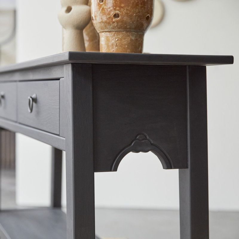 Thaki 51.18'' W Solid Wood Console Table