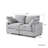 Kessi 67" Upholstered Slipcovered Loveseat Sofa-1876192187