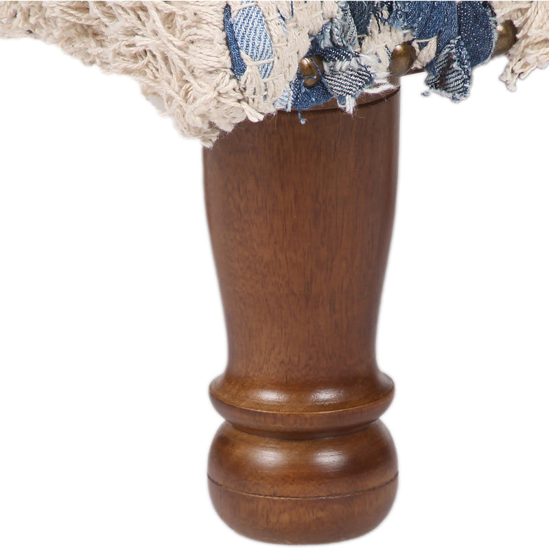 Armod Solid Wood Accent Stool