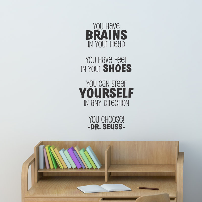 Text & Numbers Wall Decal