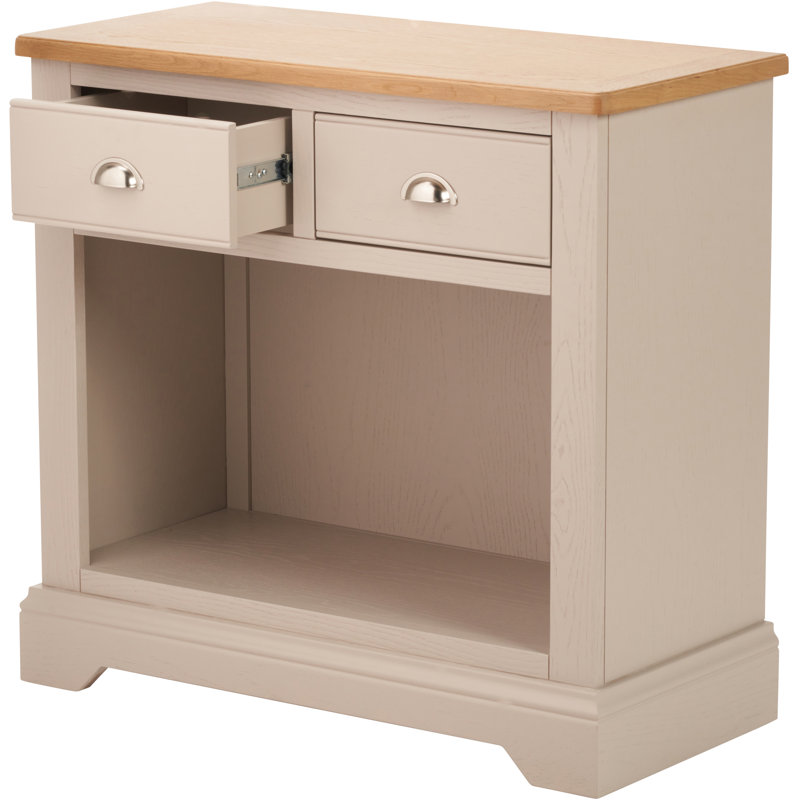 85cm Solid Wood Top Console Table