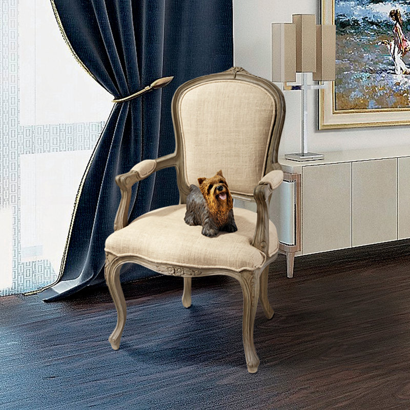 Fauteuil en coton Capra de 24 po de largeur