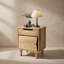 Table de chevet en bois naturel