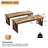 Dining Bench, Farmhousedecor Indoor Kitchen Table Bench, Entrywayshoe Rack Bench, Benches For Living Room, Hallway,Bedroom