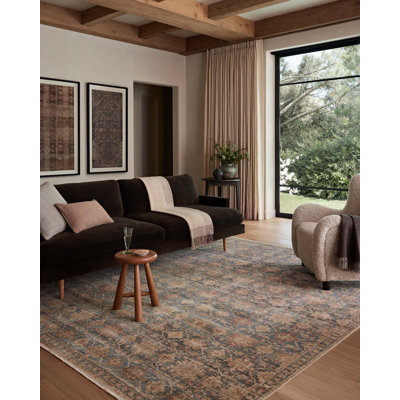 Tapis océan / coucher de soleil Amber Lewis x Loloi Molly