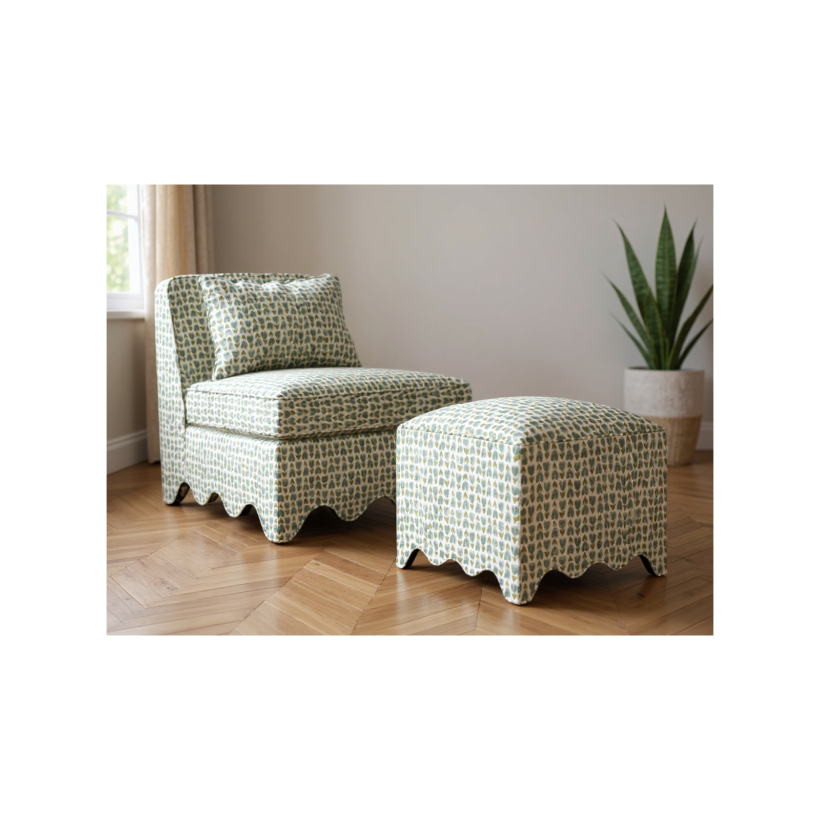 Lowry Accent Chair Herbal