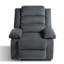 Fauteuil inclinable manuel à dossier en velours côtelé gris foncé Ameiah-1928546627