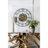 13X13x16" Round Sienna Brown Ceramic Accent Vase