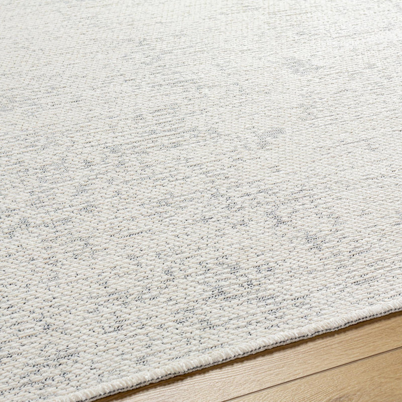 Aytekin Chenille Washable Abstract Indoor Rug, Rectangle 9'2" x 12'
