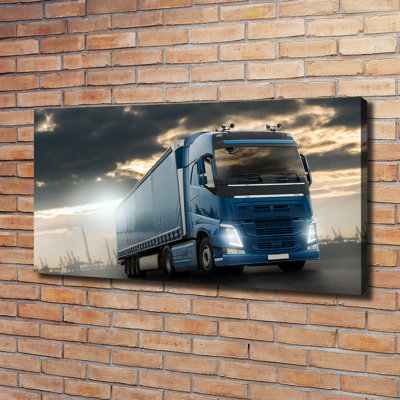 Truck 1 Piece Wrapped Canvas Wall Art