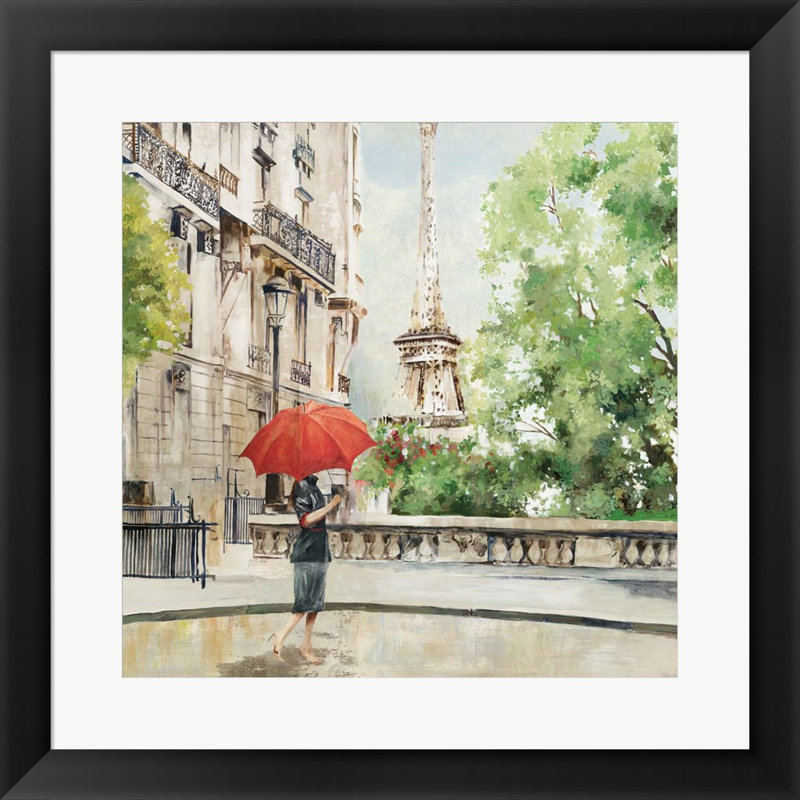 «Paris Walk» par Allison Pearce, art mural encadré