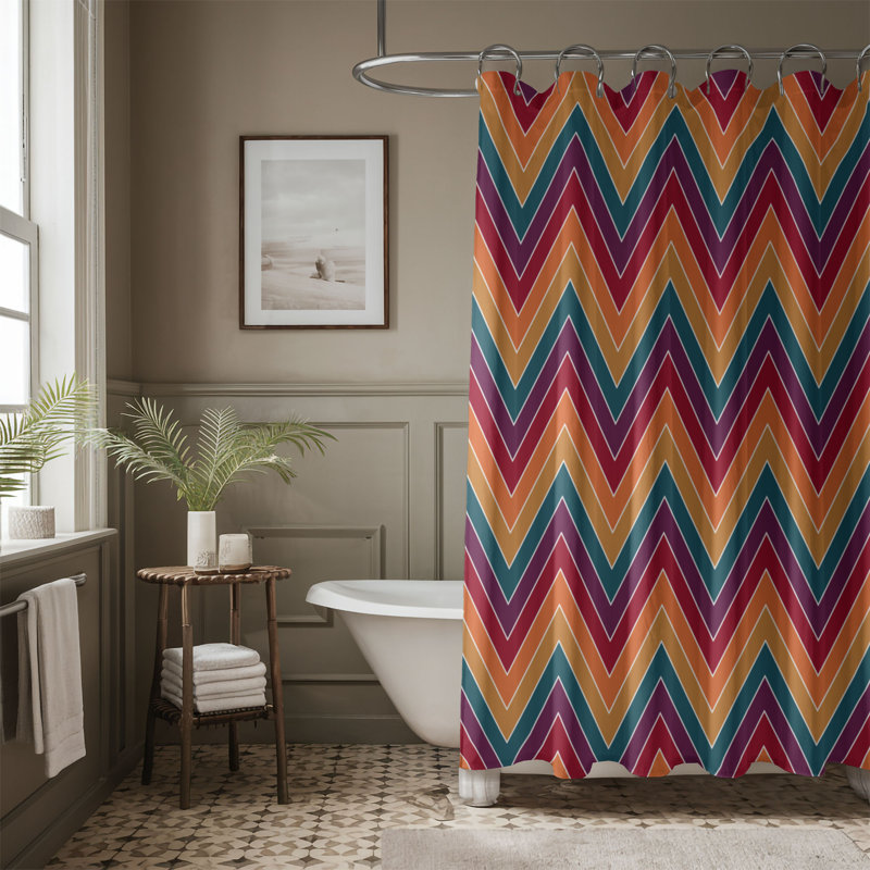 Rideau de douche Fall Spectrum - Premium, H 74 po x l 71 po