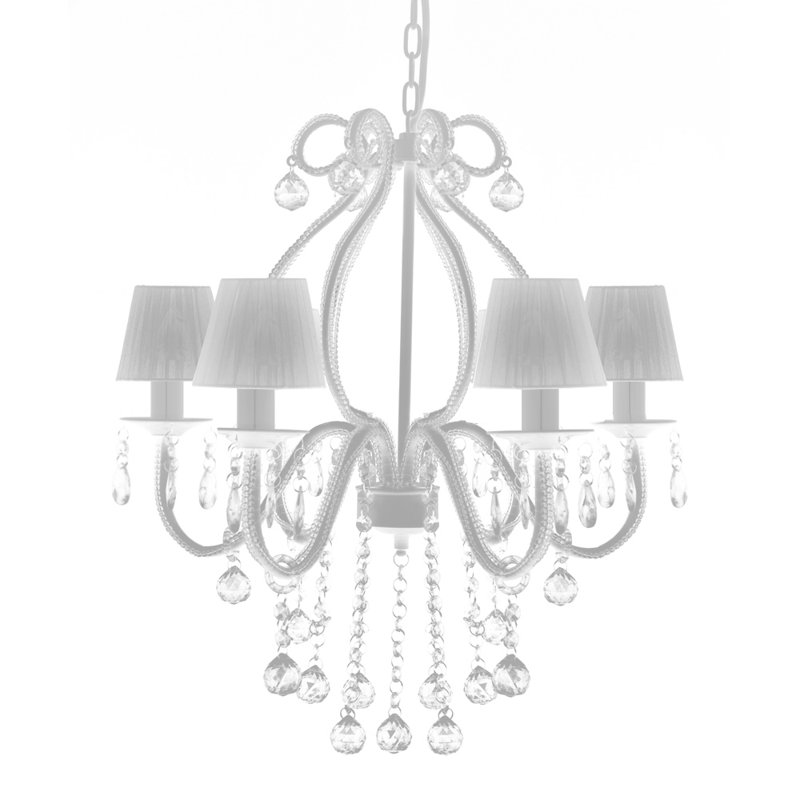6 - Light Sputnik Chandelier, White