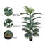 Grand palmier artificiel en pot 50 "