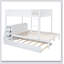 Full-Over-Full Bunk Bed With Twin Size Trundle, Storage And Desk-1389877580