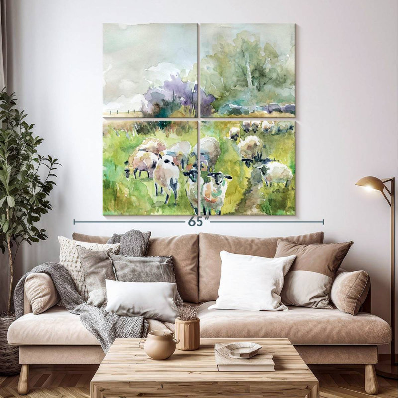 Brampt Spring Flock, 50" H x 50" W