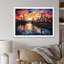 "Colorful Colorful City Moscow Popart", reproduction d'art sur toile-1164920374-1164920375