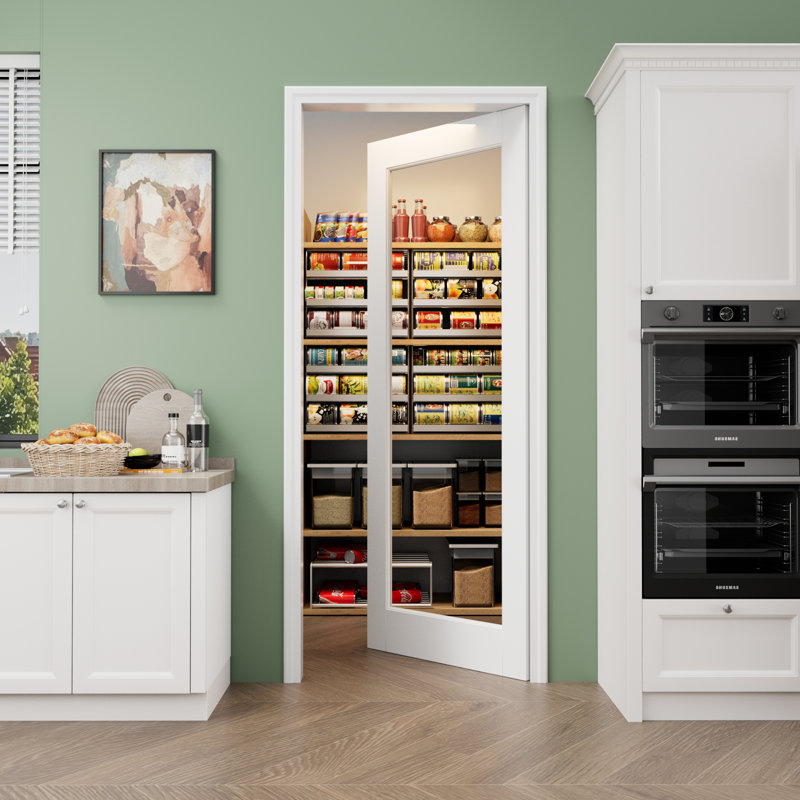 Intérieur 1-Lite Pantry, 24 po x 80 po, Blanc 01