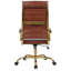 Fauteuil de bureau en cuir Humairaa-1179853708