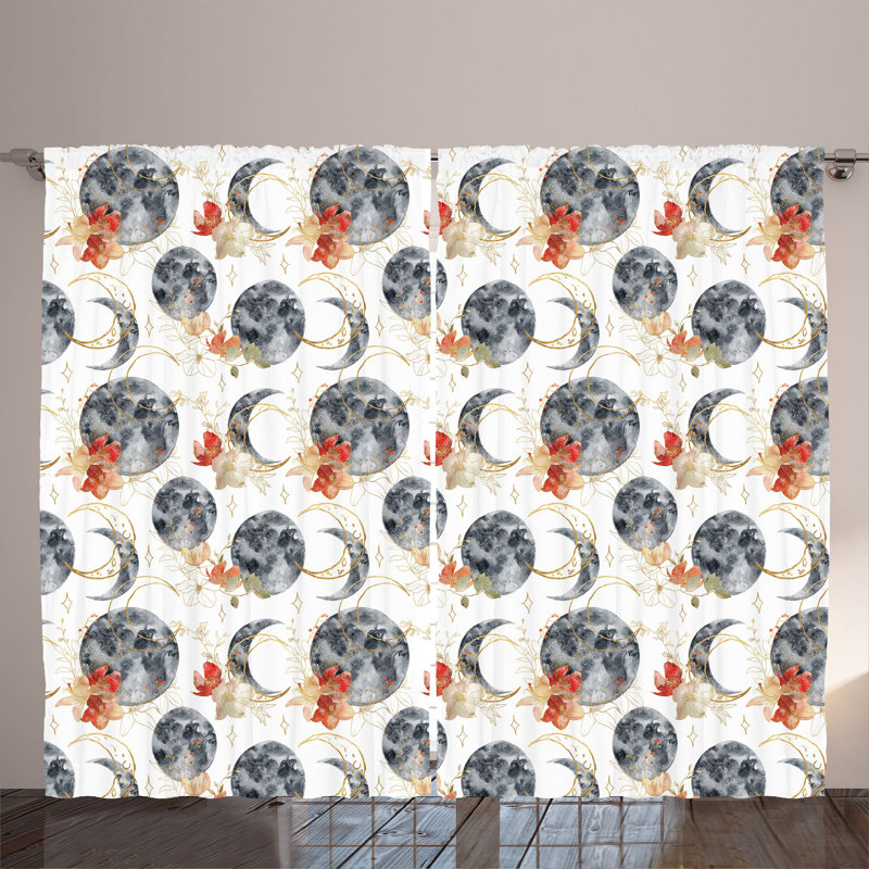Semi Sheer Curtain Pair