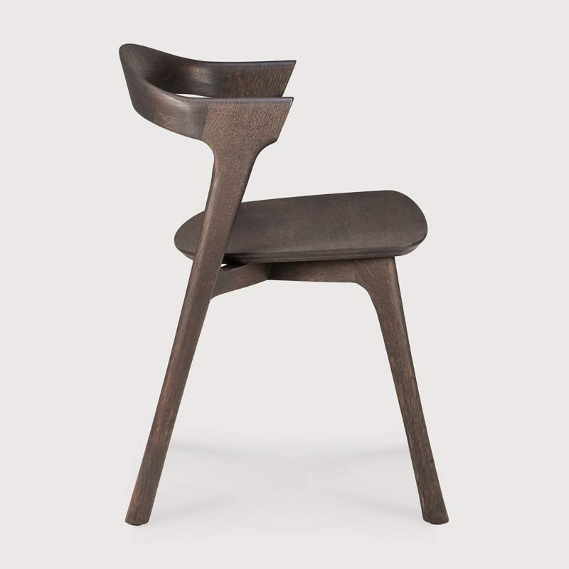 Bok Solid Wood Dining Chair, Oak Brown