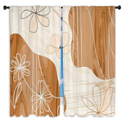 Paire de rideaux obscurcissant en polyester Tambre